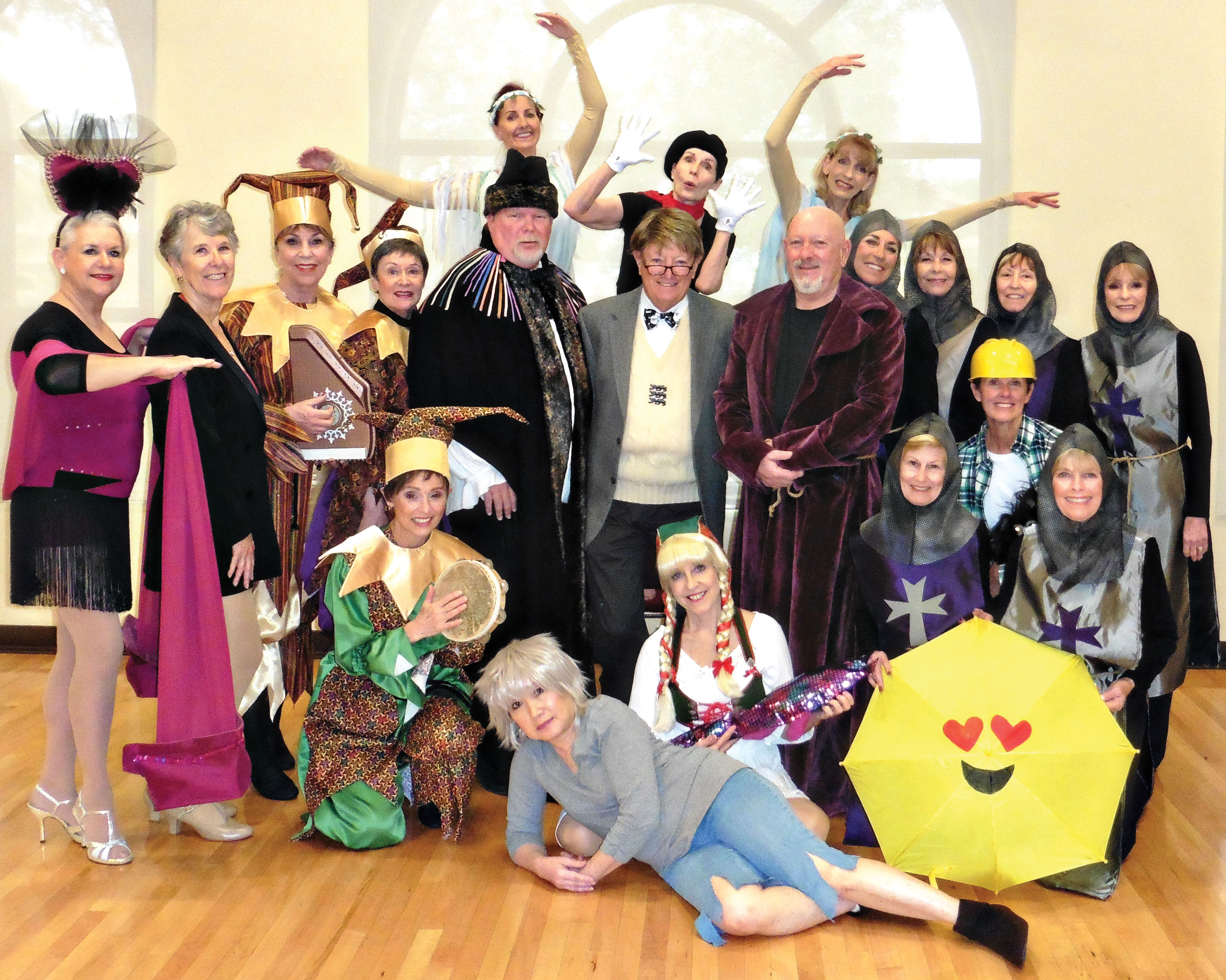 Some of the Spamalot crazy characters
