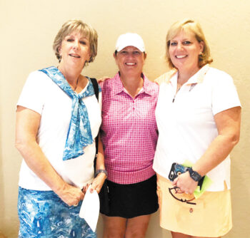 First Place Eagle’s Nest front: Gail Hock, Dianne Briggs, and Toni Steward; not pictured: Bonnie Elliot