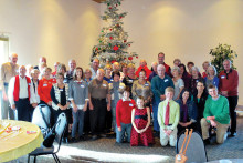 Caring Friends gather for their annual Christmas benefit for New Life Center.