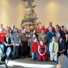 Caring Friends gather for their annual Christmas benefit for New Life Center.