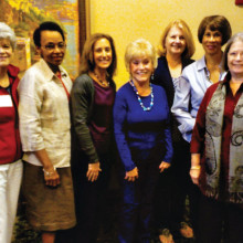 Left to right: Jane Sweet, Tessie Sharp, Sandy Mednick, Joey Arnold, Penny Cooper, Bonita Sims and Geraldine Albright.