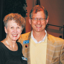 Cathy Lindstrom and Reverend Dr. John Dorhauer