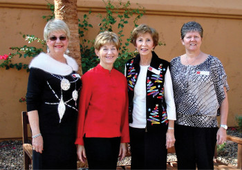 PCl9GA Officers, left to right: President Karen Morgan, Secretary Pat Engelmann, Vice President Rosemary Holmes, Treasurer Jacqueline Voccola