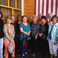 Members of the Eagle’s Nest Mulberry Street Lunch Bunch enjoyed lunch at the Haymaker Restaurant on January 28.