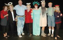 The Hallelujah Girls cast and their characters: Judi Blankenship (Carlene Travis),  Carrie Mataraza (Sugar Lee Thompkins), Steffen Jacobson (Bobby Dwayne  Dillahunt), Judy Layne (Mavis Flowers), Barbara Faler (Crystal Hart), Pam Engel (Nita Mooney),  Neal Weckworth (Porter Padgett) and Laurie Farquhar (Bunny Sutherland).