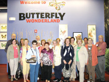 PebbleCreekers of Unit 27A visit Butterfly Wonderland.