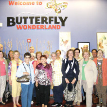 PebbleCreekers of Unit 27A visit Butterfly Wonderland.