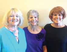 Judy Bihary, Charlene Romanos and Sherri VanShaik