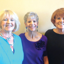 Judy Bihary, Charlene Romanos and Sherri VanShaik