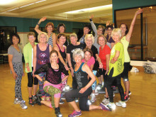 PebbleCreek Zumba class participates in Master Zumba.