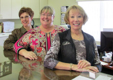 From right: MJ, Traci and Patti