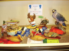 Award winning carvings by the PebbleCreek Woodcarvers Club.