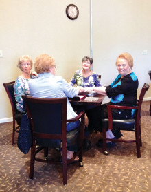 The GoodTime Gals played Mexican Train hosted by Cheryl Davies