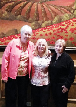 Bronze Life Master Awards went to Shay Kinney, Kathy Bergman and Irene Bates.
