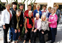 Some of the people that attended the ASU sectional: Back row left to right are: Pat Smith, Sue Gainer, Carole Mathias, Georgia Jacka, Sue Woodard, Susan McAniff, Judy Brown and Diana Wolf. Front row: Gen Hunter, Cheryl LaMotta, Shay Kinney, Kathy Bergman and Enid Bross