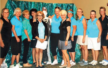 Left to right: Brenda Peterson, Cherri Baxter, Nancy Hume, Marielle Ramsey, Co-Chair Barbara Hockert, Co-Chair Lynn Bishop-Pidcock, Suzanne Butler, Kathy Mitchell, Judy Romano, Brenda Sand and Deb Smedley