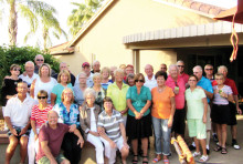 Relatives, friends and neighbors gathered to celebrate Flossie’s birthday.