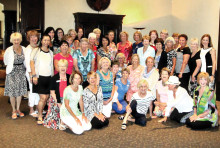 Zumba participants met for their annual luncheon celebration.