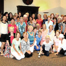 Zumba participants met for their annual luncheon celebration.