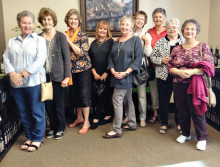 From left: Irene Faulkner, Jo Daniels, Betsy Crosson, Candi Currie, Phyllis Kennedy, Barbara Risden, Carolyn Smith, Carolyn Dolezal and Marilyn Roberts