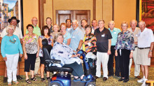 The Cribbage Club enjoyed a banquet at Tuscany Falls.