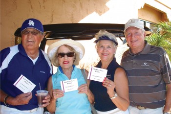 Falls 1st Place, left to right: Stan Fuller, Barbara Hockert, Suzanne Butler and Lou Cerri