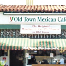 Popular dining spot in Old Town, San Diego
