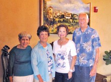 PC Singers audition committee: Norleen Shelton, Nancy Gustafson, Gail Kennedy and Ron Glynn. Absent: Bev Griggs