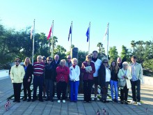 The five families and HOA plaza representatives