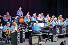 The PebbleCreek Big Band performing at the Renaissance Theatre.