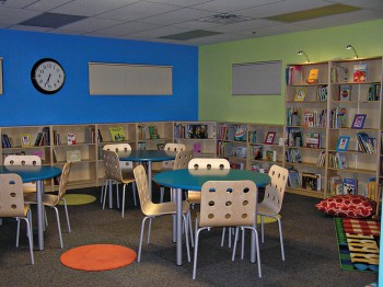 Inside New Life Center’s Child Development Center Library