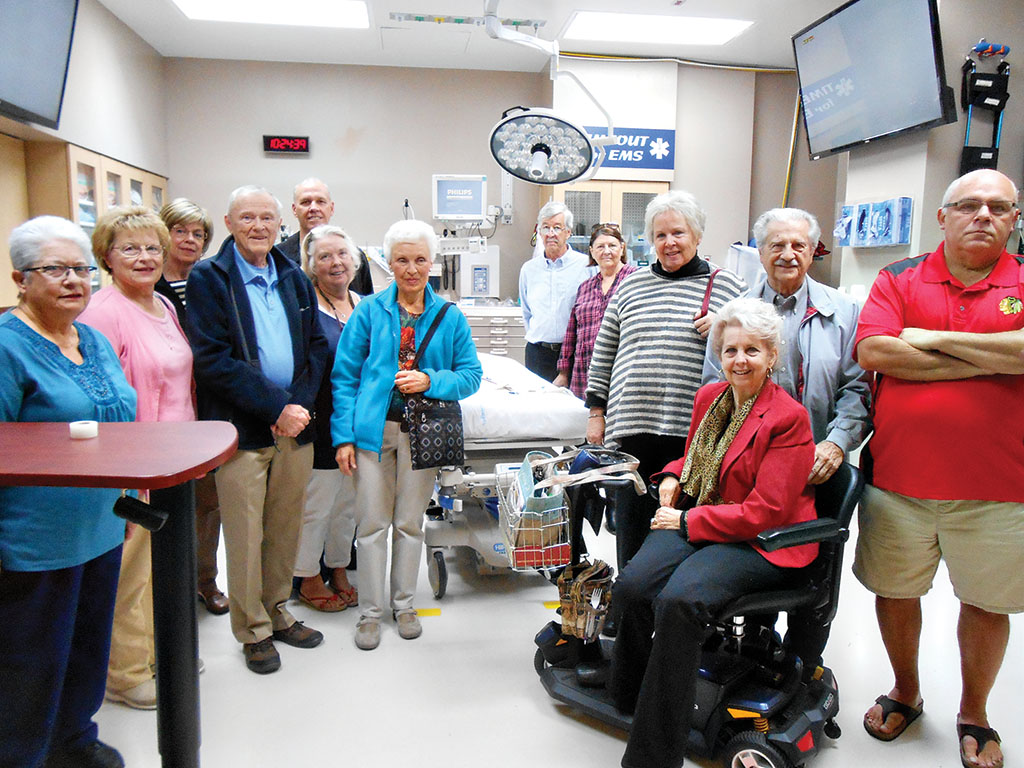 Several PebbleCreek residents recently toured Abrazo West Campus Hospital.