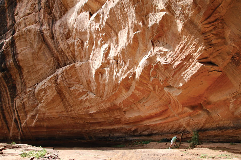 Rocks with person