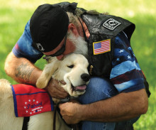 Veteran with friend