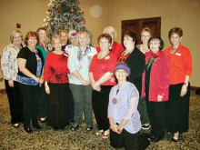 PC Quilters Board, left to right: Linda Shaver, Joni Reynertson, Millissa Masters, Joanne Kraatz, Kim Lagerstrom, Sue Godwin, Susan Wendt, Pam Branfhur, Chris Booth, Iris Weiss, Liz Gray, Shirley Cushing, Linda Labenz and Donna Aybar in front