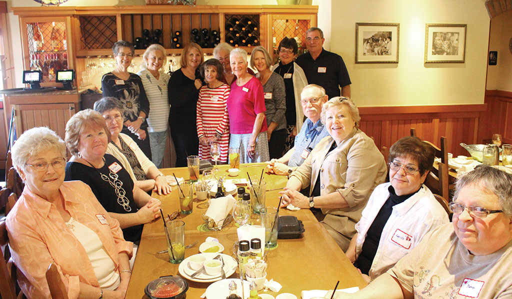 Unit 31 group luncheon at Olive Garden on February 11