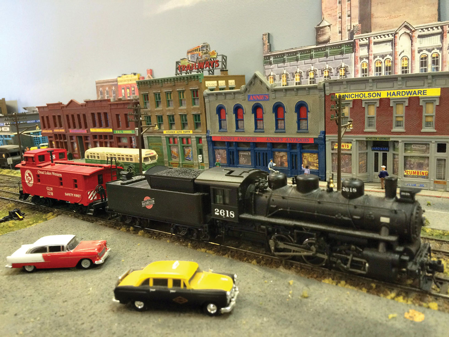 It’s the 1960s in Rockford, Illinois, at the PebbleCreek Model Railroad Club