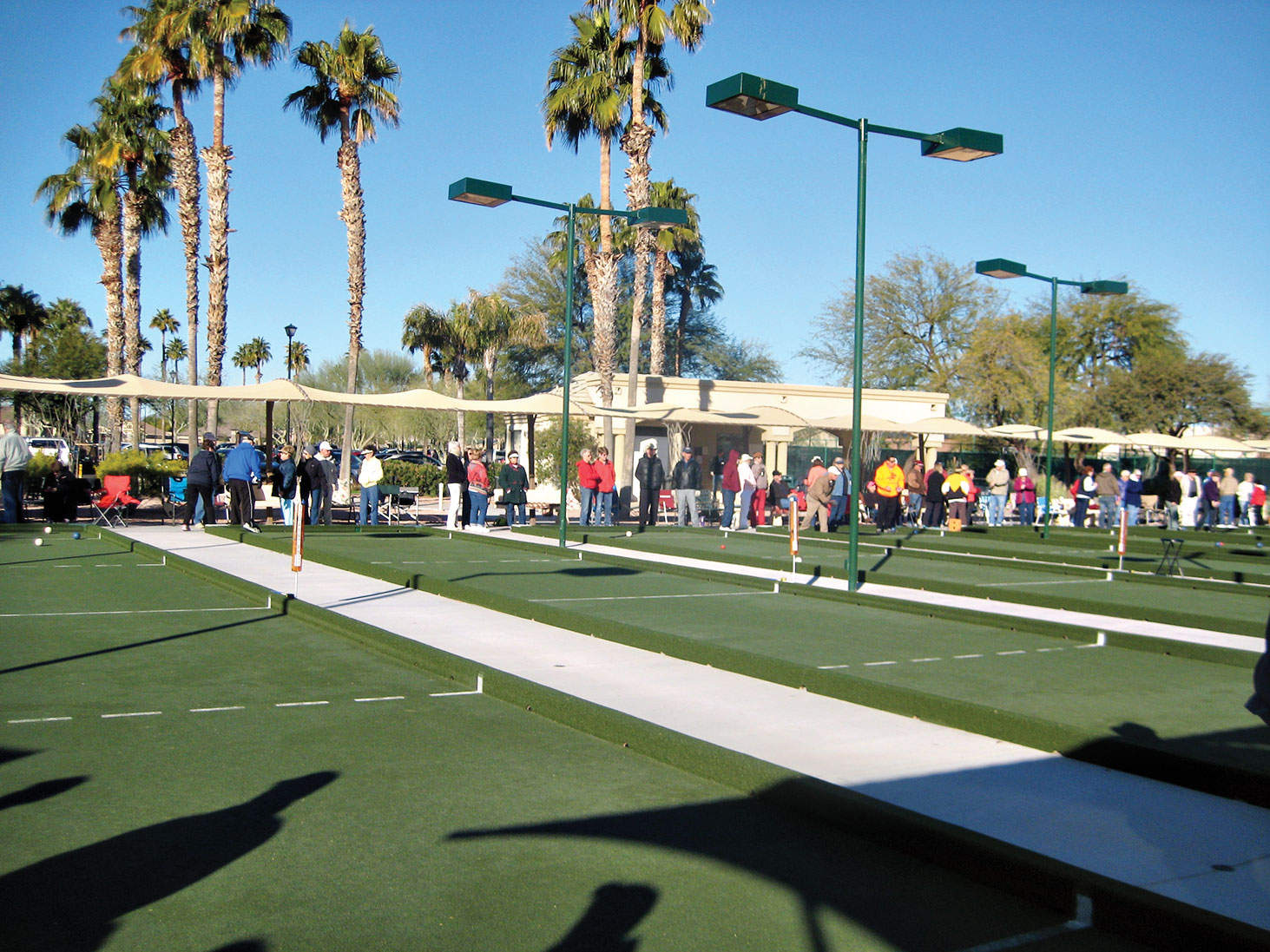 Temperatures may have dipped during the height of the Winter Season, but the cold weather did not deter avid Bocce Ball players from showing up for Day and Night League competition. Regular Winter Season play ends on March 11.