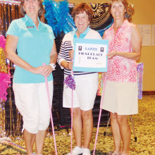 First Place Lakes, left to right: Nancy Strand, Diana Martell, Judi Williams