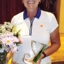 Kathy Hubert-Wyss, Runner-Up Club Champion, Most Birdies award and AWGA Medallion Low Gross Winner