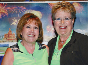 Member–Member First Place – Falls: Kathy Tobin (left) and Carole O’Riley