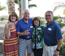 From left to right: Dianne Baczynski, John Baczynski, Edie Lodberg and Ole Lodberg