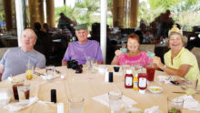 Winning team members, left to right: Tom Winter, Dan Miczek, Bonnie Hulson and Judy Shaffer