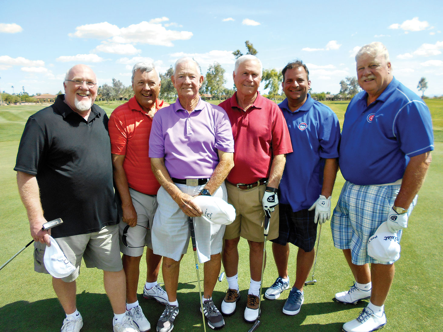 Member-Guest Traditional Format Flight Winners, left to right: Andy Ogens, Jerry White, Ray Measles, Steve Ricks, Dave Marzullo and Bill Walenda
