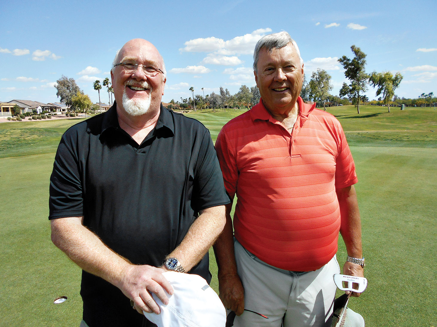 Member-Guest Traditional Format Overall Winners, left to right: Andy Ogens and Jerry White