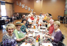 Members of the first session, clockwise from lower left: Terry Wilson, Bill Fenster, Barb Fenster, JoAnne Clements, Betsy Porter, Cathy Sirota, Nevin Nelson and Gary Sirota