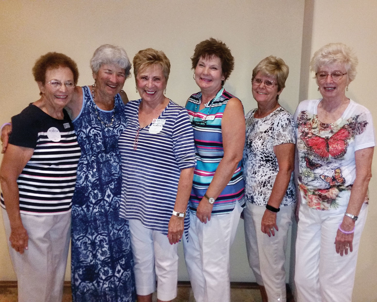 Committee that helped make The Longest Day Event a success, left to right: JoAnn Enyeart, Mary Lou Cralle, Marlene Wickizer, Judy Bosch, Judy Brown and Sue Woodard