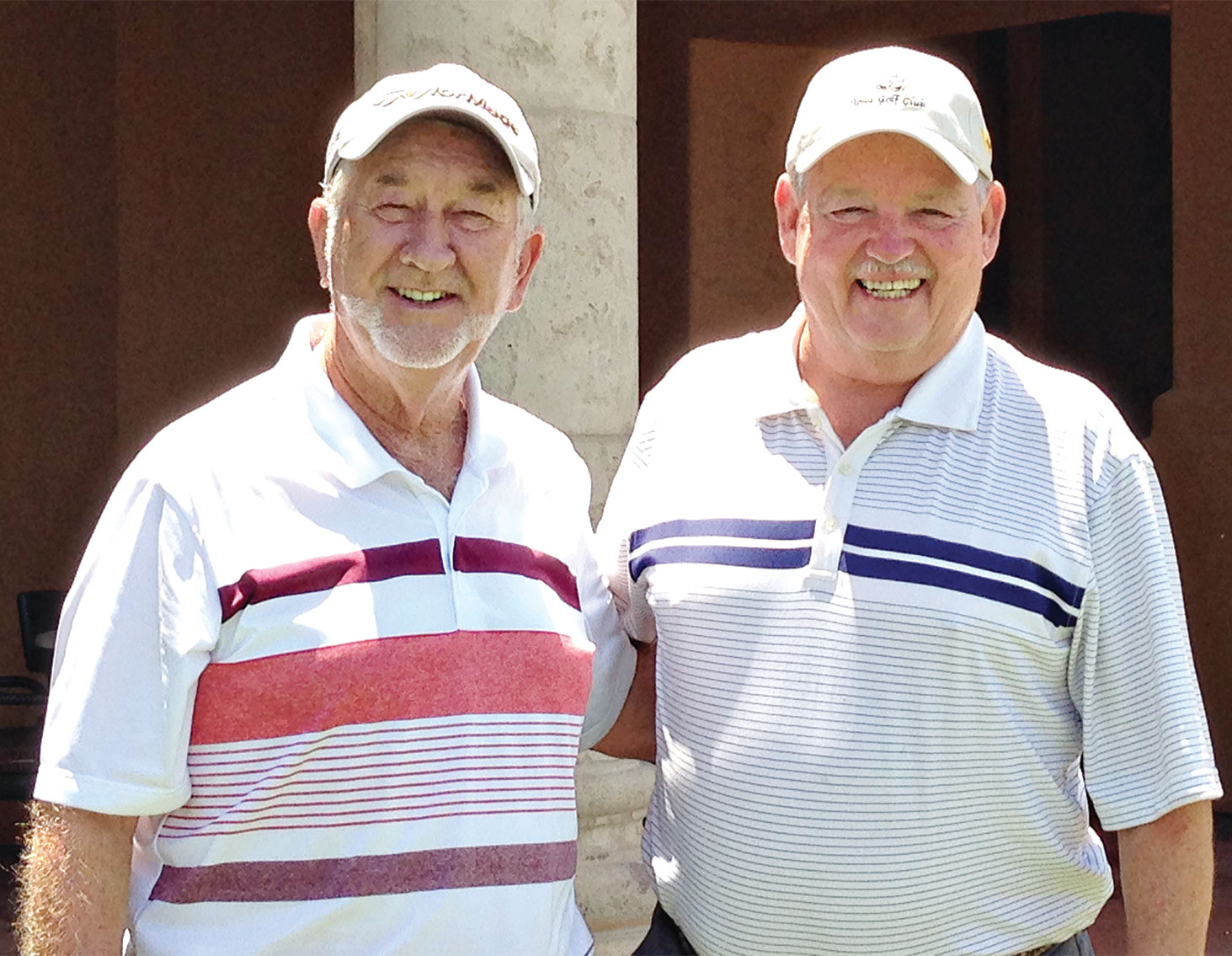 Flight Four winners Jim Muck (left) and Jim Stack