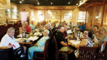 Italian—American Club had their July luncheon meeting at Carrabba’s Italian Restaurant.