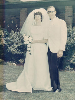 The Zdunczyk’s wedding photo, circa 1966.